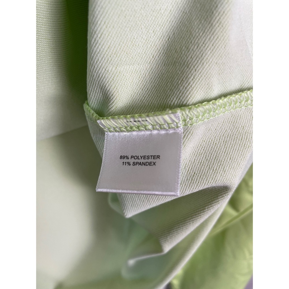 Peter Millar Perth Melange 1/4 Zip Sweater XL Crown Sport Spritzer Lime Green - Picture 6 of 10